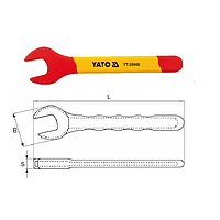 Yato YT-20953 Insulated open end wrench 9mm