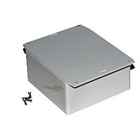 Hammond Manufacturing 1591UF2SGY Flanged Enclosure ABS w/Bottom Flange 4.7x4.7x2.2" Grey