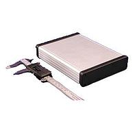 Hammond Manufacturing 1455P1602 PC Board 6.3x4.8x1.2"Extruded w/PlasticEnds Clear