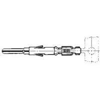 AMP Connectors - TE Connectivity 203816-6 Pin PIN CONTACT ASSY L/P