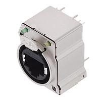 Amphenol Audio RJX8FB5VGYEB XLR XLRnet B TYPE VERT PCB CAT5E GR/YL SHLD