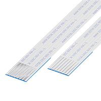 GCT (Global Connector Technology) 10-07-A-0050-C-4-08-4-T FFC / FPC Jumper Cables 1mm Pitch FlatFlexCable, 7Contact, Conductor SameSide, Len50mm/2in, Tin Plt