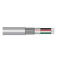 Alpha Wire 86225CY SL005 Automation and Process Control 24 AWG 25 Conductor 600V Foil/Spiral SR PVC PVC, 100 ft Spool - Slate