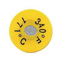 OMEGA TL-S-110 Single Dot Non-Reversible Temperature Label (110 °F)