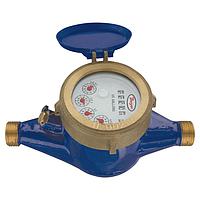 Dwyer WMT2-A-C-01-100 Multi-Jet Water Meter, Pulsed Output, Totalizing Flow for Irrigation (NPT Male, 1/2 in, 100 gal/pulse)