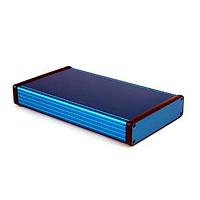 Hammond Manufacturing 1455P2201BU PC Board Metal End Panel/Blue 8.66 x 1.20 x 4.92"