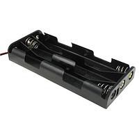 Eagle Plastic Devices 12BH361A-GR Battery Holders 6 AA W/6" WIRE LDS