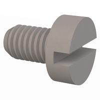 Essentra Components 50M030050D005 Machine Screw Cheese Slotted Screw, M3 X .5 Thread, 5mm Lg