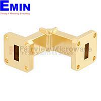 Fairview SMF-42EB-001 WR-42 Waveguide E-Bend Instrumentation Grade Using UG-595/U Flange With a 18 GHz to 26.5 GHz Frequency Range