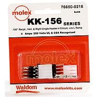 Molex 76650-0216 Connector Kits KK-156 Kit no ramp V & RA Hdr Rec 4Ckt