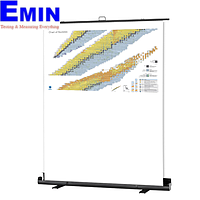 PHYWE BLU-NK-PULLUP-VV-EN Chart Of Nuclides (Pull Up, 200 x 300 cm, full version)