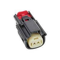 Molex 160105-2001 Automotive Connectors MX150 Mat-Sealed F Conn Assembly Sgl Row 2 CKT UL 94V-0 Keying Option A w/o CPA