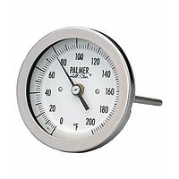 Palmer Wahl 3BCJ12 All Star Bimetal Thermometers (Stem Length: 12 inches (305 mm))