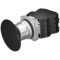 SIEMENS 52PM9V1D Pushbutton PUSHBUTTON,MOM,BLK,2 1/2" PLST,2POS,4BJK