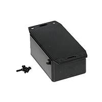 Hammond Manufacturing 1591LF2BK Flanged Enclosure ABS w/Bottom Flange 3.3x1.4x2.2" Black