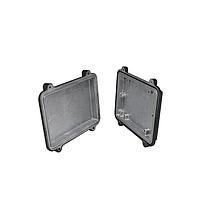 Bud Industries ANS-3821-B Electrical Enclosures Aluminum Enclosure with EMI/RFI Shielding Gasket Black (6 X 4.4 X 1.2 In)