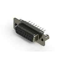 EDAC 628-015-220-069 D-Sub Connectors - Standard Density Vertical Metal Body D-Sub Connector