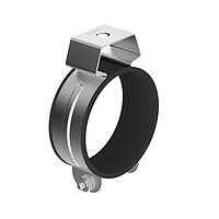 Banner Engineering LMBWLS70T LED Mounting Hardware Bracket: For Use with WLS70; Single hole clamp for hanging or surface mount; Set of Two Brackets per Kit (Hardware Included); 300 Series Stainless Steel; M5 Stainless Steel Hardware Included for Securing Bracket to Light; Designed for M8 or 5/16 in M