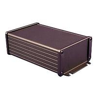 Hammond Manufacturing 1457N1602BK PC Board w/Flanged Ends 6.3x2.15x4.09" Black