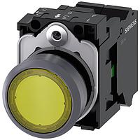 SIEMENS A6X30143853 Standard Switches ILLUMINATED PUSHBUTTON. YELLOW