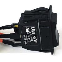 E-Switch RVW45D1100 Rocker Switches 20A 125VAC 6.3mm Tab On-Off-On1 Pole
