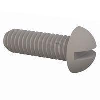 Essentra Components 010356R031 Round Slotted Round Slotted Screw, #3-56 Thread, 5/16 Lg