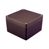 Hammond Manufacturing 1550Z139BK Thick Wall, Water-Tight Diecast Aluminum Box 6.3x3.3x6.3" Black