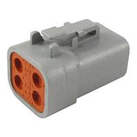DEUTSCH - TE Connectivity DTP06-4S 4-Way DTP PLUG 4 Way