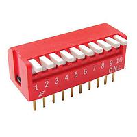 E-Switch KAP1108V DIP Switches 8 Position Extended Topside On No Seal
