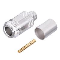 Radiall R161241000 Connectors N / STRAIGHT JACK FULL CRIMP-TYPE CABLE 10/50 S