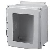 Hammond Manufacturing PJU864W Window Cover N4X Window Door Screw Cover w/feet - 8 x 6 x 4 - Fiberglass