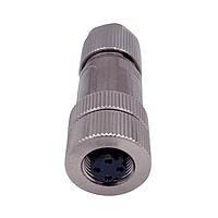 NorComp 858FA04-203RCS1 Field Installable IP67 Female M12 Field Installable Circular 4 Position