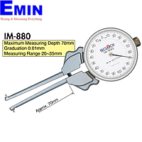 TECLOCK IM-880 Internal Dial Caliper Gauge (20~35mm/0.01mm)