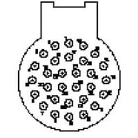 Eaton Souriau-Sunbank MBG30S2 Accessories 30P STRAIN RELIEF BANTAMATE II