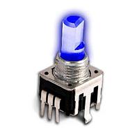 CTS Electronic Components 12VR3S20FTN103B1 Illuminated Red/Green/Blue LED 100kOhm -10C +70C Flat Shaft