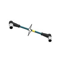 Molex 1201080693 Sensor Cables / Actuator Cables MIC 4P M/MP 90/90 D-CODED 14M TPE