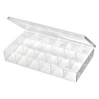 Flambeau A618 Multiple Compartment 18-Compartment Box 10 1/2" X 6 3/16" X 1 9/16" (26.67 x 15.72 x 3.97 cm)