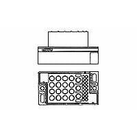 AMP Connectors - TE Connectivity 796299-1 Heavy Duty Power Connectors AMPOWER HOUSING RCPT 35 POS