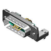 Molex / FCT 173107-1125 Mixed Contact D-Sub Connectors FCT ML DSUB RA PC PLG 7W2 W/CLINCH