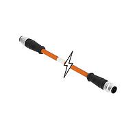 Molex 1201080437 Sensor Cables / Actuator Cables MIC 4P M/MP ST/ST D-CODED 70M ORG TPE