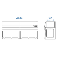 Air Science VLF-96-SS-G Laminar Flow Hood (96")