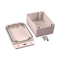 Hammond Manufacturing 1555F2F42GY Flanged Enclosure Watertight/Polycarb. 4.7x3.6x2.5" Flanged