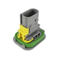 AMP Connectors - TE Connectivity 2-1703843-1 Housings 3POS TAB 1.6X0.6 TAB HSG ASSY