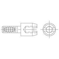 3M Electronic Solutions Division 12600-S-10 Jack Socket Screw SDR LCK FOR THMBSCRW SHELL 1.0MM