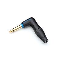 Amphenol Audio TM1RBJ-AU Phone Connectors 1/4" MONO PHONE PLUG BLACK W/ AU CONTACT