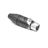 Amphenol Audio AX3F BULK Cable Connectors 3 Pole Socket Female Plug. XLR AX Audio Cable Connector. Nickel Finish