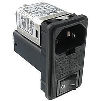 Qualtek Electronics 882-03/001 Power Line Filters 3/3A 2.16 X 2.28