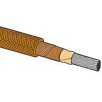 OMEGA HTTG-1CU-312S-250 Heater Wire, Low Outgassing Fiberglass over PFA Insulation (250 ft, 300 V, 12 AWG)