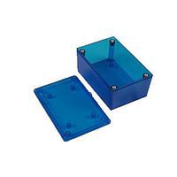 Hammond Manufacturing 1591XXLTBU Enclosures Translucent Blue Box 3.4x2.2x1.4" ABS
