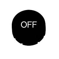 Eaton M22-XDH-S-GB5 Button Plates EXTD BLK ETCHED BUTTON FOR NON-ILL PB